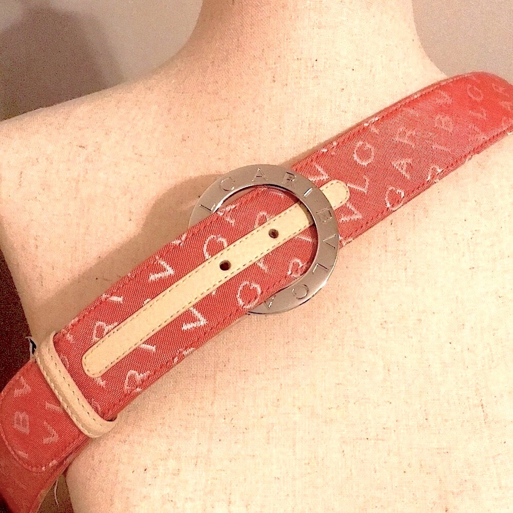 ❗️LAST CHANCE- BVLGARI Embroidered Logo Belt